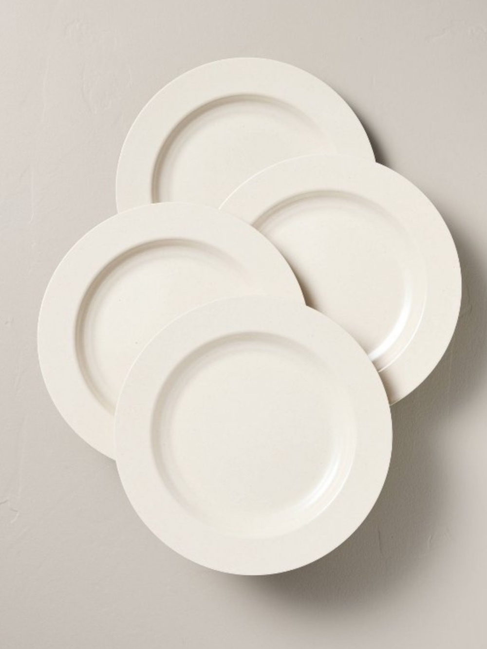 11" Melamine Dinner Plates Sour Cream - Hearth & Hand™ with Magnolia •4 pk•